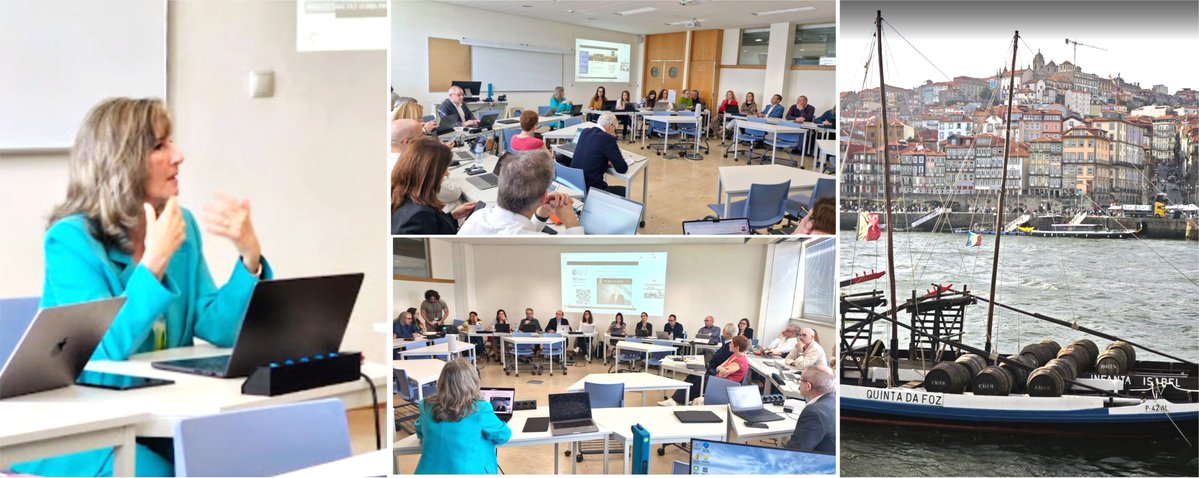 asanchezelvira's tweet photo. Engaging experience at the University of Maia, Portugal. I thank the Vice-Chancellor José Paulo Neves Correia Marques for thinking of UNED and me for an interactive workshop on the design and delivery of online courses and the use of generative AI to support the academic staff https://t.co/5ZORpQD4dY