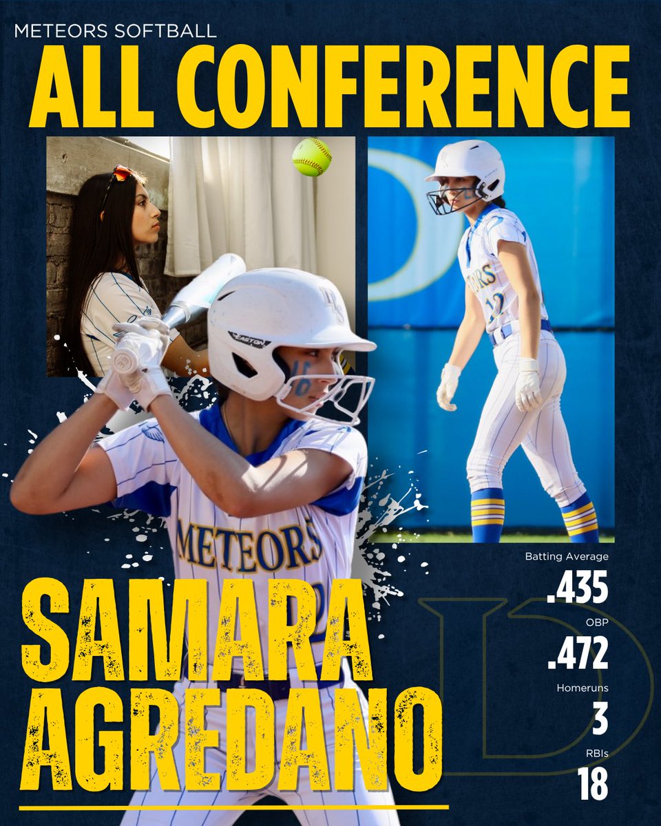 dls_softball's tweet photo. Congratulations to our GCAC All-Conference selections Samara Agredano &amp; Mya Alvarez and our Honorable Mention selection Brianna Gonzalez-Grimaldo!🌟

So proud of all your hard work this season! https://t.co/EgqKRBncrB