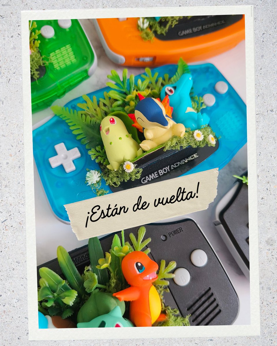 Pocketdeco's tweet photo. ¡Vuelven las consolas Advance con 3 iniciales! Sé que os gustan mucho y hacía 2 años, por lo menos, que no volvía a tener en stock 😁 https://t.co/U5Gt0Df9x0