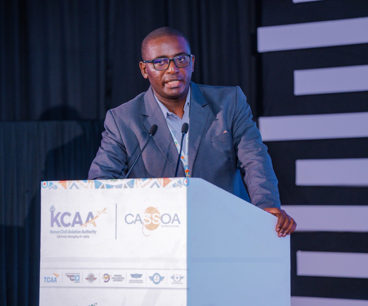 EACCASSOA's tweet photo. As aviation systems become more connected, cybersecurity is key to safe, resilient operations. Eng. Patrick Gatama, @CAA_Kenya,  highlighted the role of System Operations Control (SOCs) in strengthening detection, response and recovery across aviation systems.
#AviationExcellence https://t.co/qb07FKqgSg