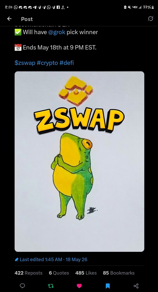 middeeyy's tweet photo. @ZSWAP_DEX @grok https://t.co/TxraAip8vV the undisputed future of multi-chain DeFi reigns supreme by killing liquidity fragmentation
unites BNB, Solana, and Base
0 fee $ZYGO trading with 100% fee redistribution Deflationary ultralow cost execution
​@mi_dexy @Maximuxz_ @midex
#crypto #defi #zswap https://t.co/M4klD5t1hl