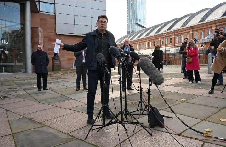 InsideEdgeX's tweet photo. 20 Oct 2020: Andy Burnham appeared “shocked” live on TV after being handed the Tier 3 funding text — but reports later suggested he’d already been briefed. Political theatre like this is why trust in Labour keeps collapsing. @RobertJenrick #ReformUK https://t.co/Fq4hmIXEiW