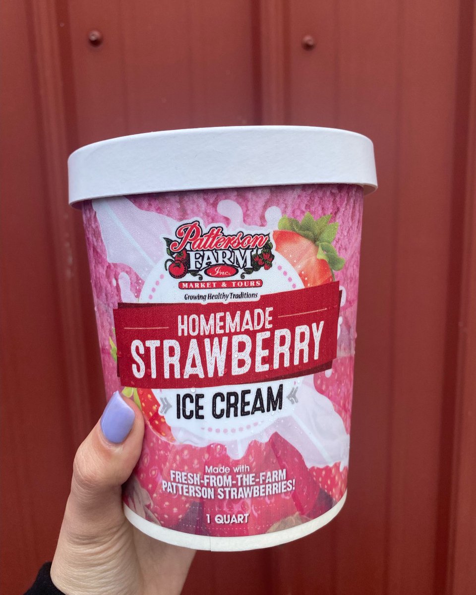 Patterson_Farm's tweet photo. 🍓🍦 Strawberry season = the sweetest treats of the summer!

Stop by the ice cream shop at Patterson Farm and treat yourself to fresh, delicious strawberry ice cream along with all your favorite strawberry goodies. 

Don't forget to take some ice cream home! https://t.co/Tx70cLILDb