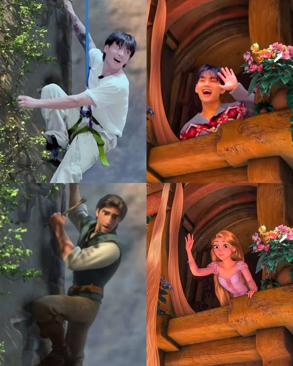 Paty7taekook's tweet photo. Pt.1--Taekook_ Rapuzel รฉ Flynn Rider (josรฉ) ๐๐๐๐ง๐ฅโ๏ธ๐๐ฏ๐ป๐ฐ๐ฆโค๏ธ๐ #taekook ๐ค #jungkook #taehyung #vkook #v #jk #tetegugu #vigu #taegu #kookv #kimtaegu #kimjungkook #bts #rapunzel #flynnrider #josรฉ #enrolados https://t.co/sPHd8wGPaR