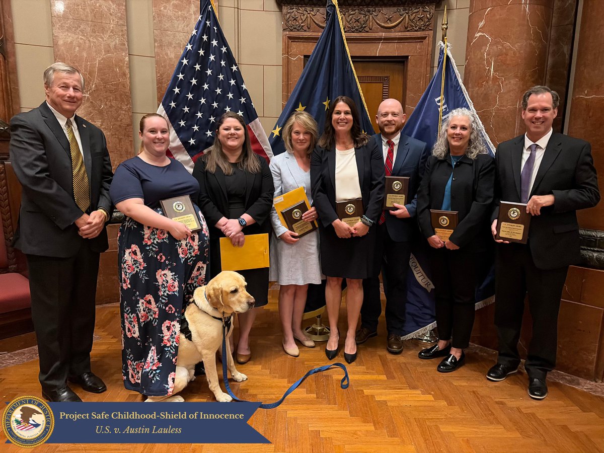 SDINnews's tweet photo. We were proud to recognize more than 160 individuals from 33 federal, state, and local law enforcement partners  state, & local partners at our annual awards ceremony last week.

Held during National Police Week, the ceremony honored law enforcement professionals whose exceptional work safeguarded communities across Indiana in cases concluded in 2025.

Read more about the categories and winners here: https://t.co/hEWPRlSrsQ