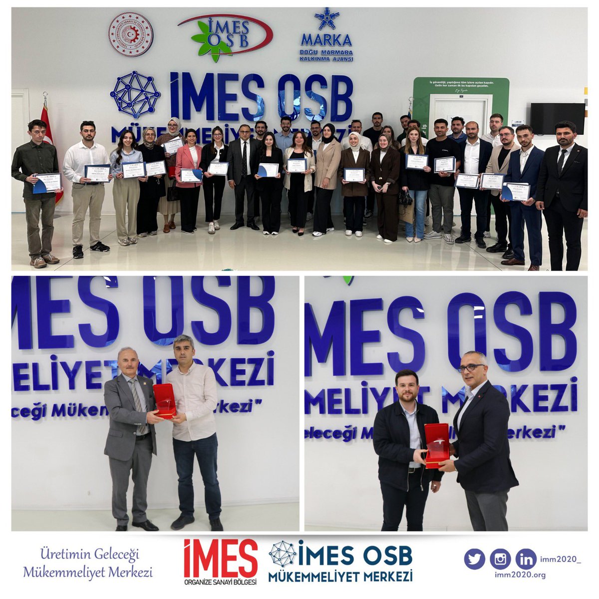 imm2020_'s tweet photo. İMES OSB Mükemmeliyet Merkezi olarak yürütmüş olduğumuz, Doğu Marmara Kalkınma Ajansı teknik destekli "İstihdam Garantili Mühendis Geliştirme Programı Sertifika Töreni’ni" Kocaeli Valisi İlhami AKTAŞ’ın katılımı ile büyük bir gururla gerçekleştirdik. https://t.co/TCXRVQoTsI