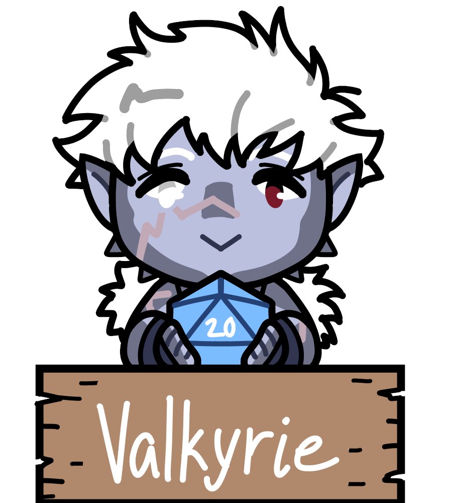 Thaladrim_Gruta's tweet photo. Meet the Players for "The Axe of the North"!

Name: Valkyrie the Barbarian

Valkyrie is a fierce hunter and soldier, following her father’s footstep in fighting in the war. Through her battle hardened face, she is a literal, gentle giant. There’s many rumors surrounding Valkyrie about being a half dragon.

Player: @koko__bird 
art by @/koko__bird