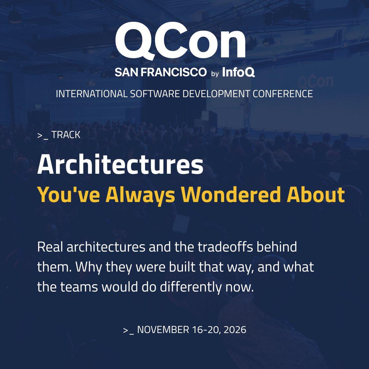 QCon San Francisco Software Development Conference tweet media