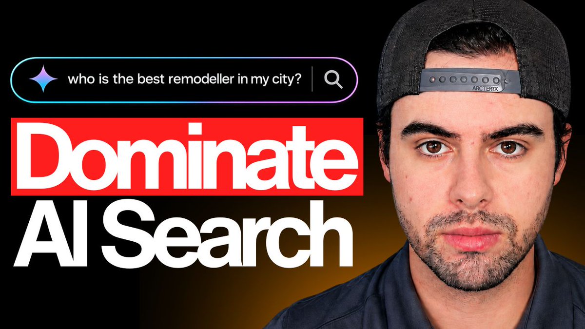 stephendbaker's tweet photo. Your competitors are optimizing for AI search, and you're getting left behind.

How do I know? Because we work with your competitors and they're taking your leads with it.

Our remodelling clients rank on ChatGPT, Claude, Gemini, and Google AI when someone searches "best kitchen remodellers in [city]."

50%+ of homeowners now use ChatGPT to research contractors before hiring

Here's what's happening right now:

A homeowner asks ChatGPT: "Who should I hire for kitchen remodelling in my area?"

ChatGPT recommends 3 contractors.

Your competitors are on that list. You're not.

> That homeowner never even knows you exist.
> They don't visit your website.
> They don't call you.
> They don't request a quote.

You lost a $40K job and you didn't even know you were competing for it.

This is happening hundreds of times per month in your market.

While you're dumping money into ads and hoping for referrals, your competitors are getting cited by AI and capturing leads you don't even see.

The gap is widening fast.

Contractors who rank on AI are getting 50% more inbound leads than those who don't.

They're closing jobs before you even get a call.

They're building authority while you're invisible.

In 12 months, the remodelers who ignored AI search will be irrelevant.

Their competitors will have captured the entire AI-driven market.

I just broke down the exact 5-step strategy we use to get remodeling clients cited on every AI platform:

1. Specialize in one niche
2. Local citations/directories
3. Strategic blog content
4. Service + location landing pages
5. Keyword-rich reviews

These tactics help our clients add hundreds of thousands in revenue.

(Video link in comments)