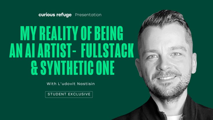 Join us live NOW, Tuesday, May 19th at 11am PT / 2pm ET for a workshop "My Reality of Being an AI Artist - Fullstack & Synthetic One with Ľudovít Nastišin"
Join us on Zoom: