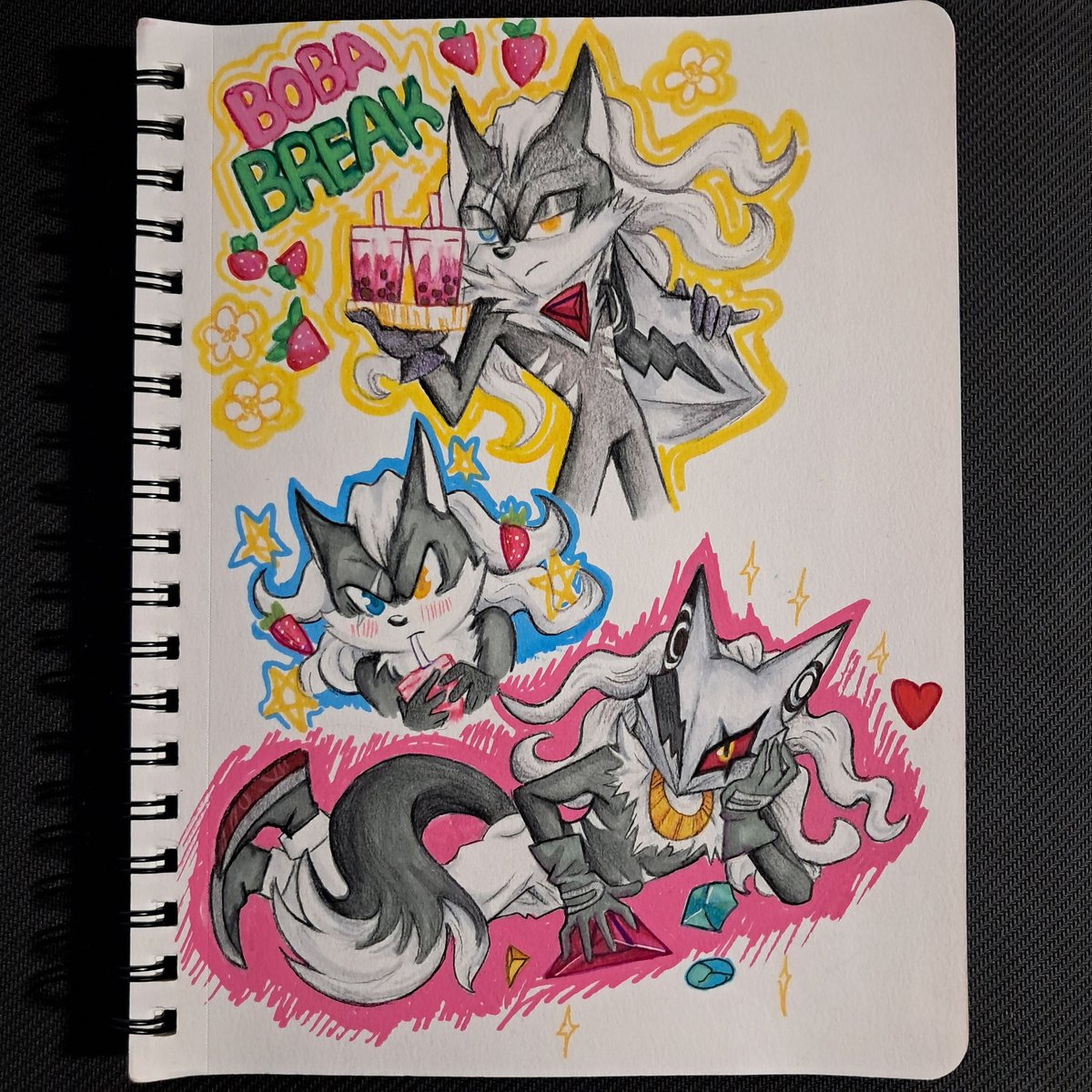 Kitty-Kalamari Art tweet media