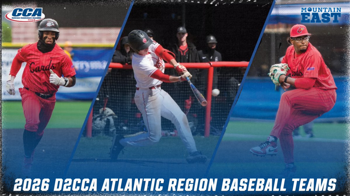 TheMountainEast's tweet photo. MEC Lands Seven Players on D2CCA Atlantic Region Baseball Teams
https://t.co/6IpT6LxUzr https://t.co/ma1p3Bl42a