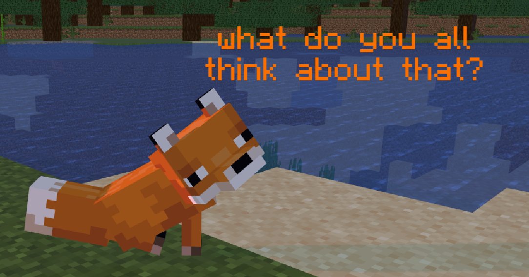 MinecraftFox_'s tweet photo. https://t.co/RzkkS2KYD9