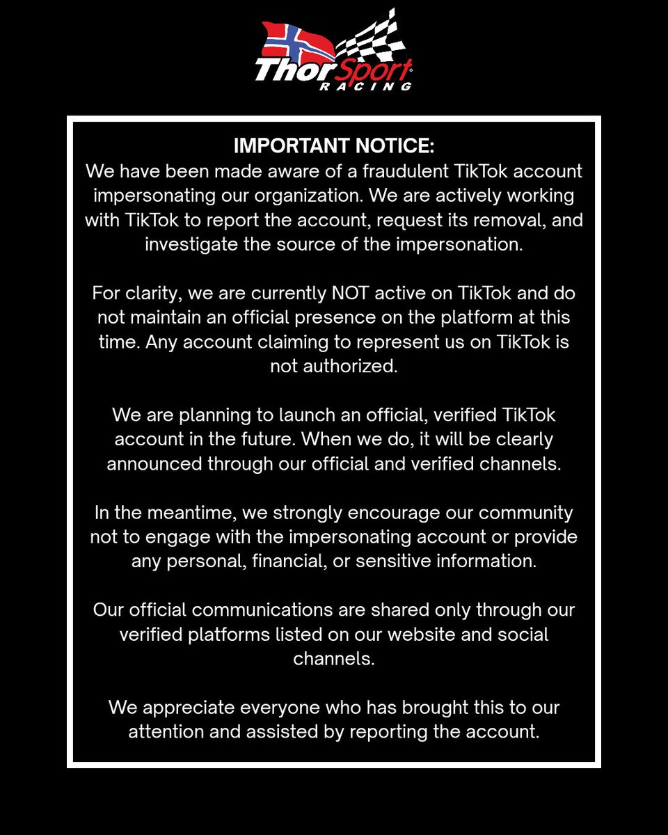 ThorSport Racing tweet media