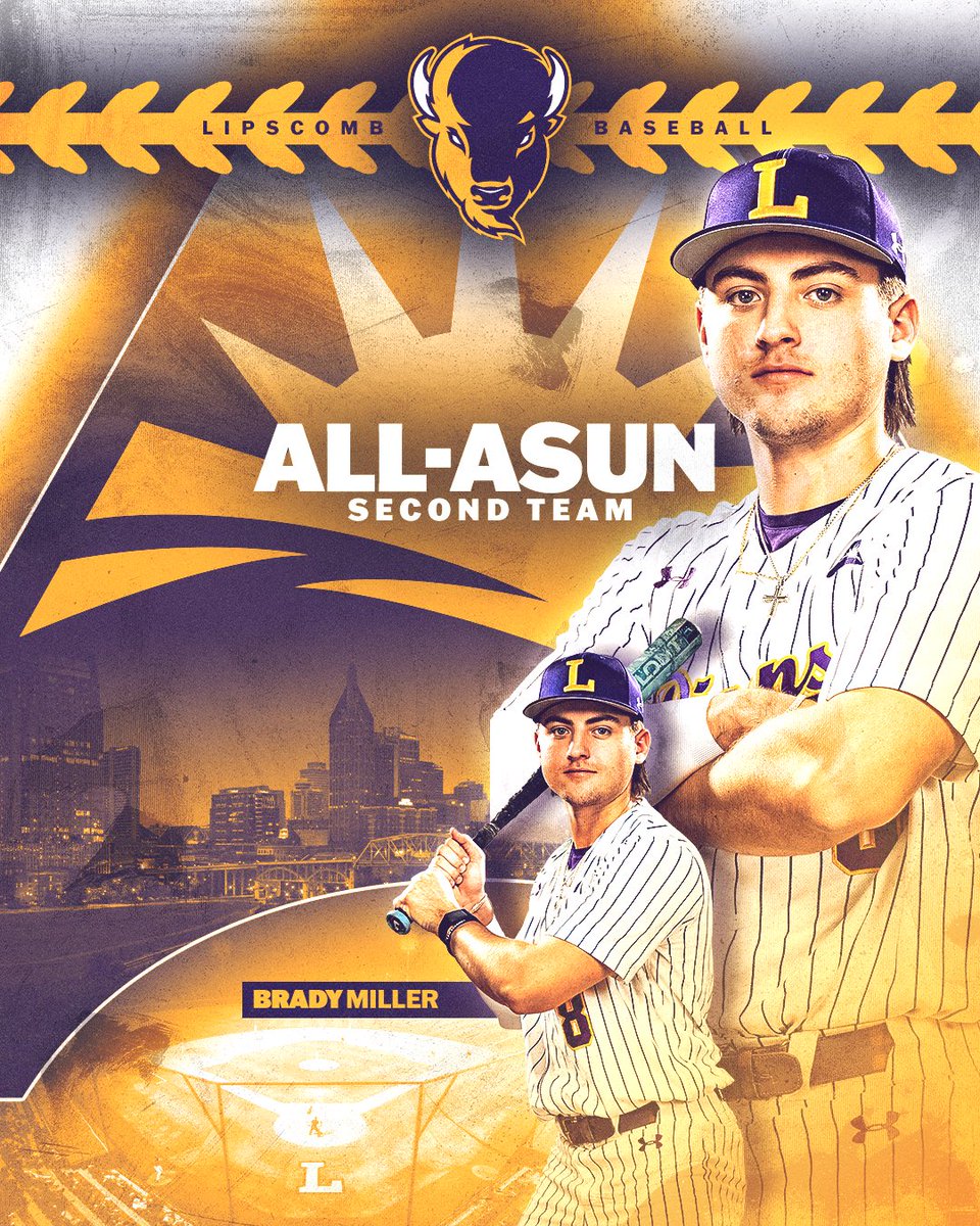 BisonBaseball's tweet photo. Congrats to our All-ASUN honorees! 

#IntoTheStorm ⛈️ | #HornsUp 🤘 https://t.co/k9qSzgTGJA