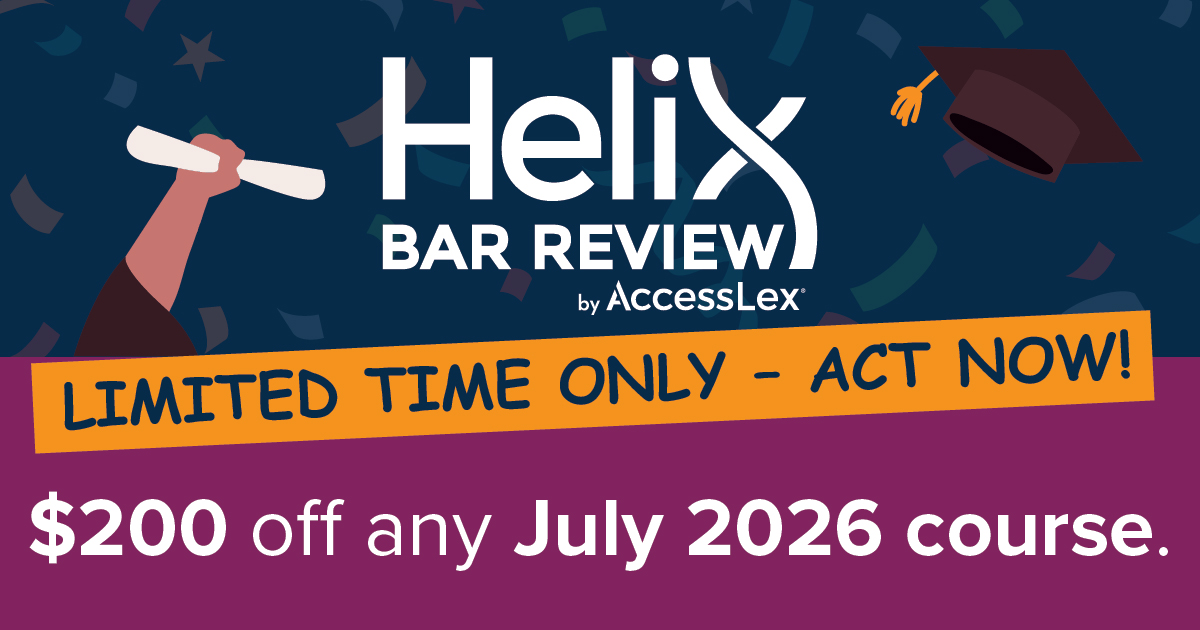 Helix Bar Review by AccessLex tweet media