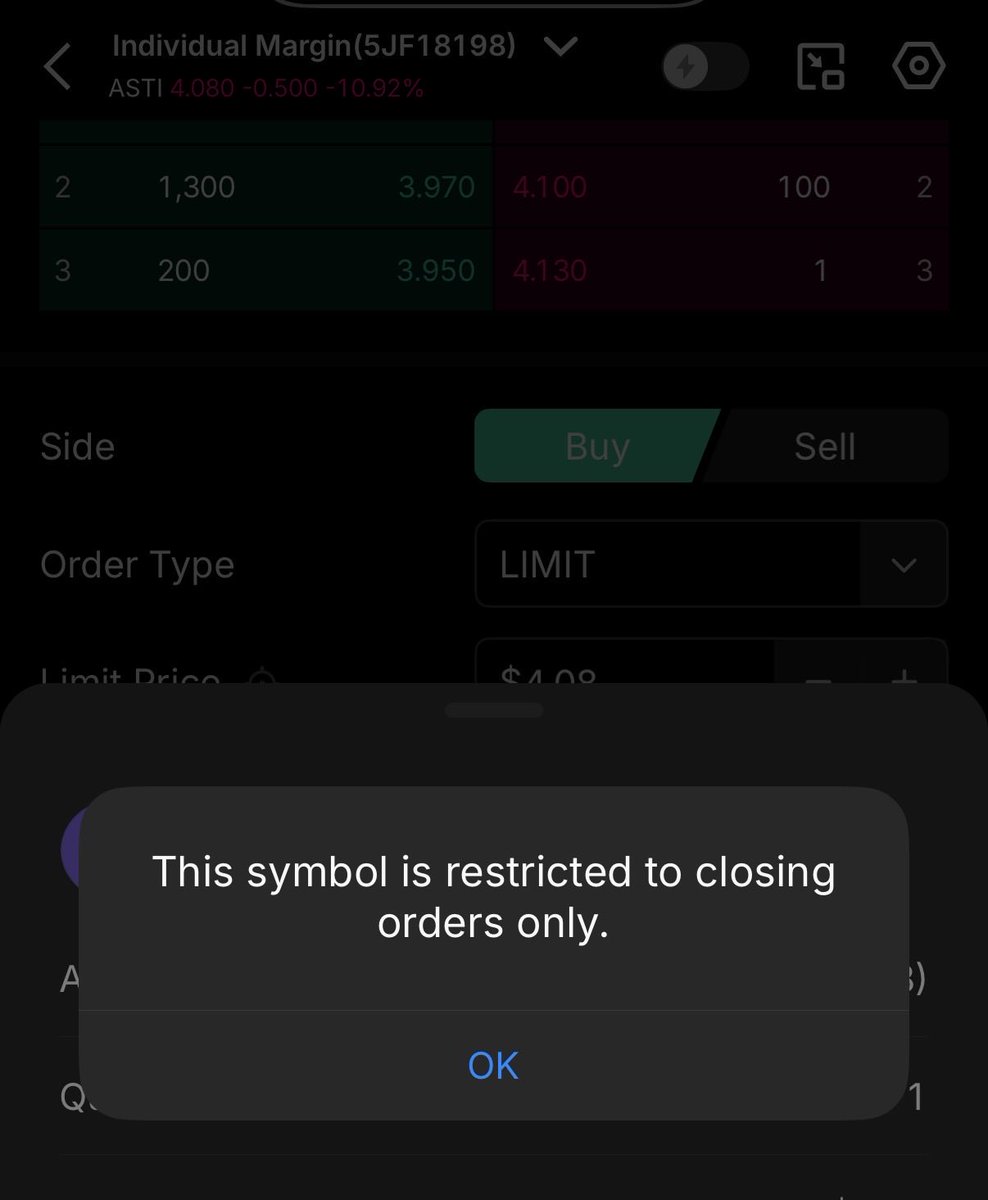 peterperalta2's tweet photo. @buysellshort Webull not allowing any buy orders https://t.co/Zd5tkzWXLh