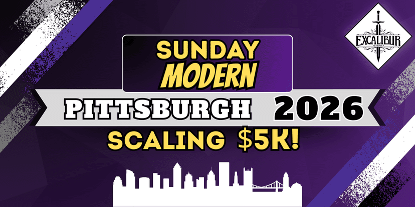 ExcaliburMTG's tweet photo. Excalibur Events Pittsburgh is coming up quick!
With a Scaling $25k #CEDH Main, a Scaling $25k #riftboundtcg Co-Main, a #modern Scaling $5k Sunday, 2 #sorcerytcg $2ks, as well as a full lineup of LCTs, scheduled sides, On-Demands, and more....you don't wanna miss this!

https://t.co/IFlzcxrPRv