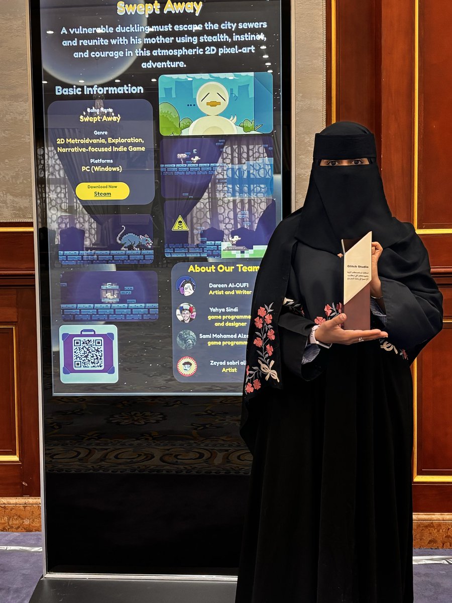 dareen1A's tweet photo. الحمد لله حمدًا كثيرًا 🤍
تشرفت بتكريمي أمام سمو نائب أمير منطقة المدينة المنورة وبحضور معالي وزير الاتصالات وتقنية المعلومات.

فخورة جدًا بهذه اللحظة، وممتنة لفريقي الرائع الذي كان شريكًا أساسيًا في هذا الإنجاز 🐥✨ https://t.co/AOxt655Tno