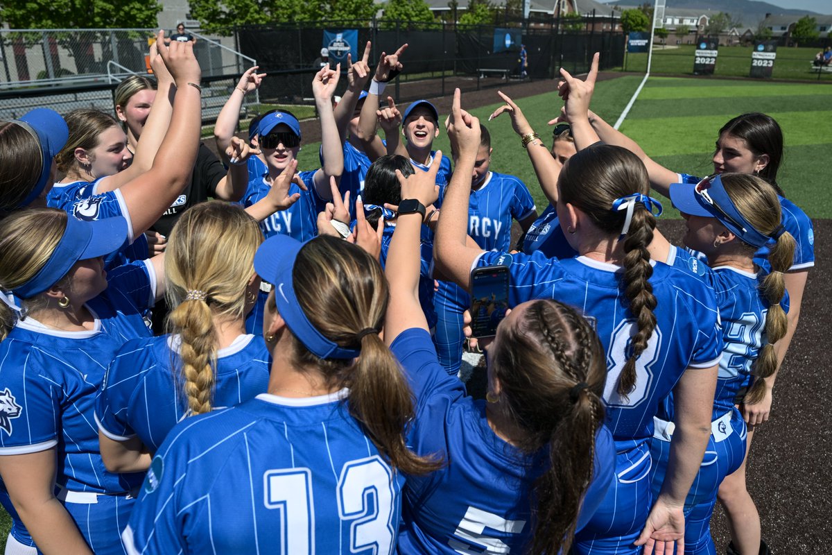 MercyMavericks's tweet photo. Congrats to Softball on a historic 2026 season! The Mavs end the season 28-20, advancing to the East Region Final in the NCAA Tournament for the first time in program history! Well done, Mavs! https://t.co/PYzfBLGIKR