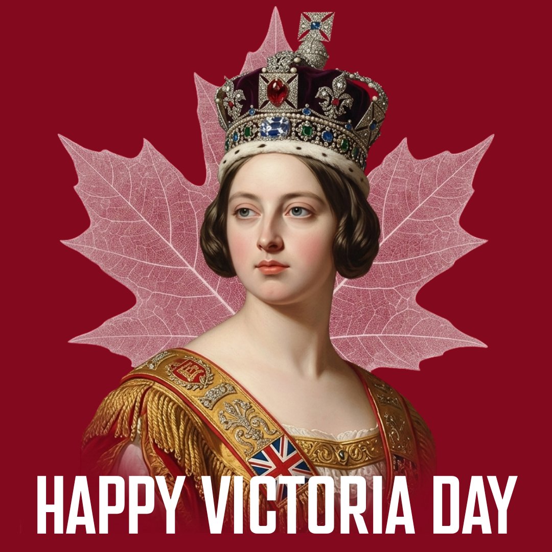thealliescanada's tweet photo. A Happy Victoria Day to everyone.  As we celebrate the Queen of Confederation, the occasion serves as a reminder that this country didn't happen by accident - and it won't survive by accident either.

Enjoy the long weekend. And remember what made it possible. https://t.co/PVbed6ftFe