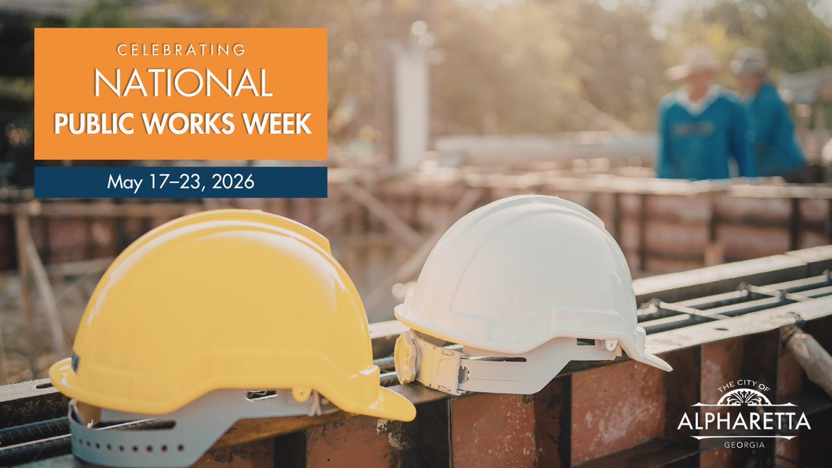 alpharettagov's tweet photo. It’s #NationalPublicWorksWeek, and we’re recognizing the crews who keep Alpharetta running. 

A lot of what PW does happens behind the scenes, but their work is crucial to daily life in Alpharetta. They help keep our community safe, functioning, and ready for whatever comes next. https://t.co/ReqIKt7PpB