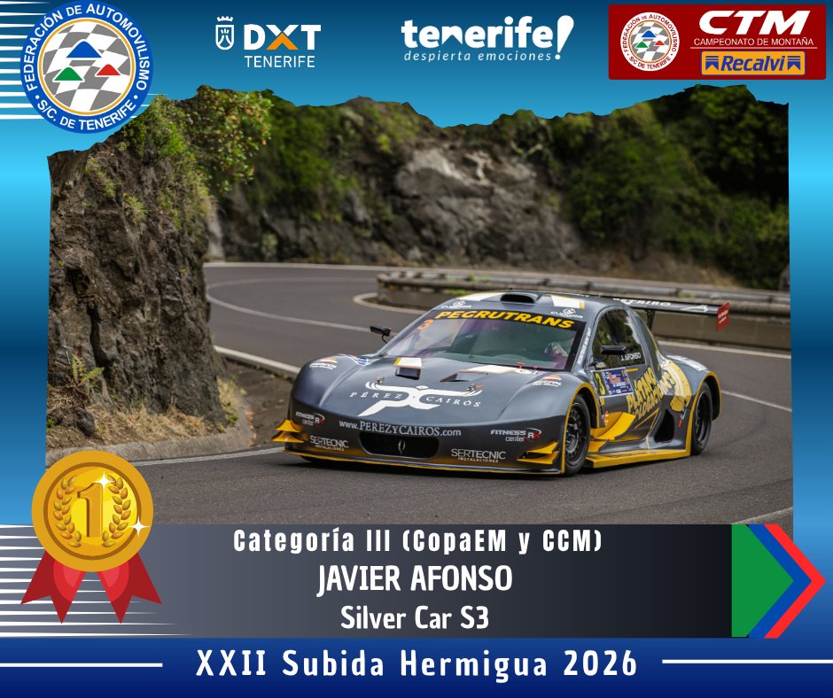 fiasct's tweet photo. Felicidades a los vencedores 🏆 de la XXII #SubidaHermigua 2026.
👉🏻 Clasificaciones carrera: https://t.co/3u7IYVeqmv
👉🏻 Clasificaciones del campeonato: https://t.co/QYqTPYSHTV

#TenerifeDespiertaEmociones
@DXTenerife @VisitTenerifeES @CabildoTenerife @IdecoGestion @GrupoRecalvi https://t.co/LClvNXPyrl