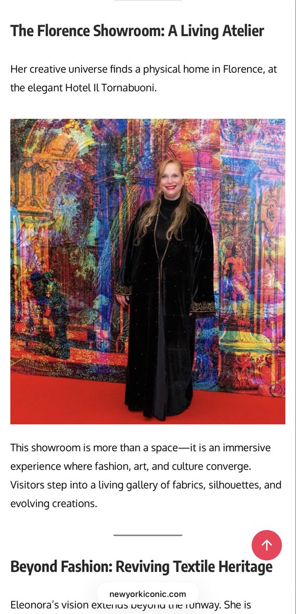 Newyorkiconic_b's tweet photo. Eleonora Lastrucci – The Soul, The Woman, The Stars ✨
A journey through haute couture where fashion becomes art and emotion. Her designs reflect elegance, strength, and timeless beauty.
Article 🔽:
https://t.co/WaegZ4fNml

#EleonoraLastrucci #FashionArt #LuxuryStyle https://t.co/Neq0rv9Dcm