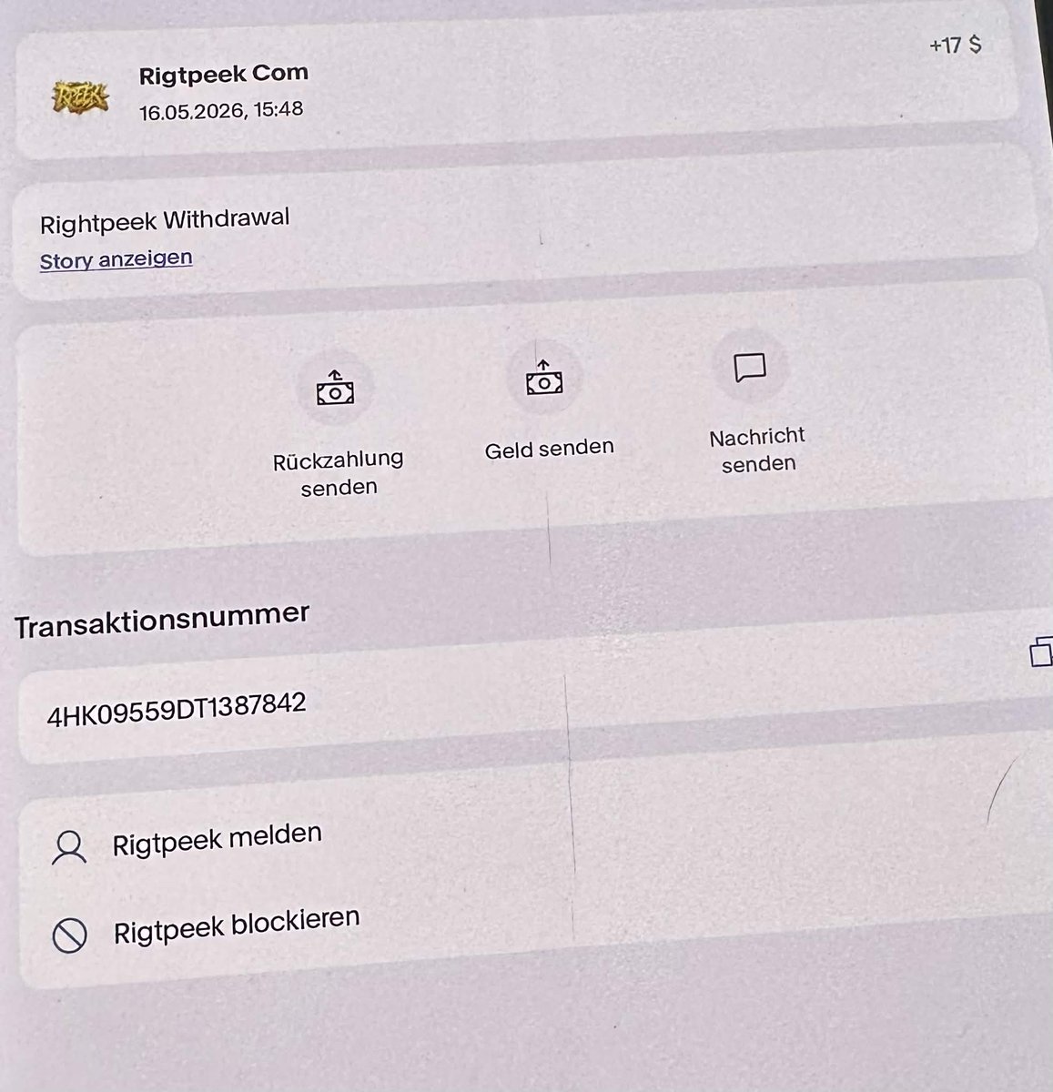 Atafnrr's tweet photo. Got my payout from @RPEEKTOKENS Best upcoming tokensite go Play NOW!!!!!!!!!!!! 🤑 https://t.co/lKkAl4UU6U