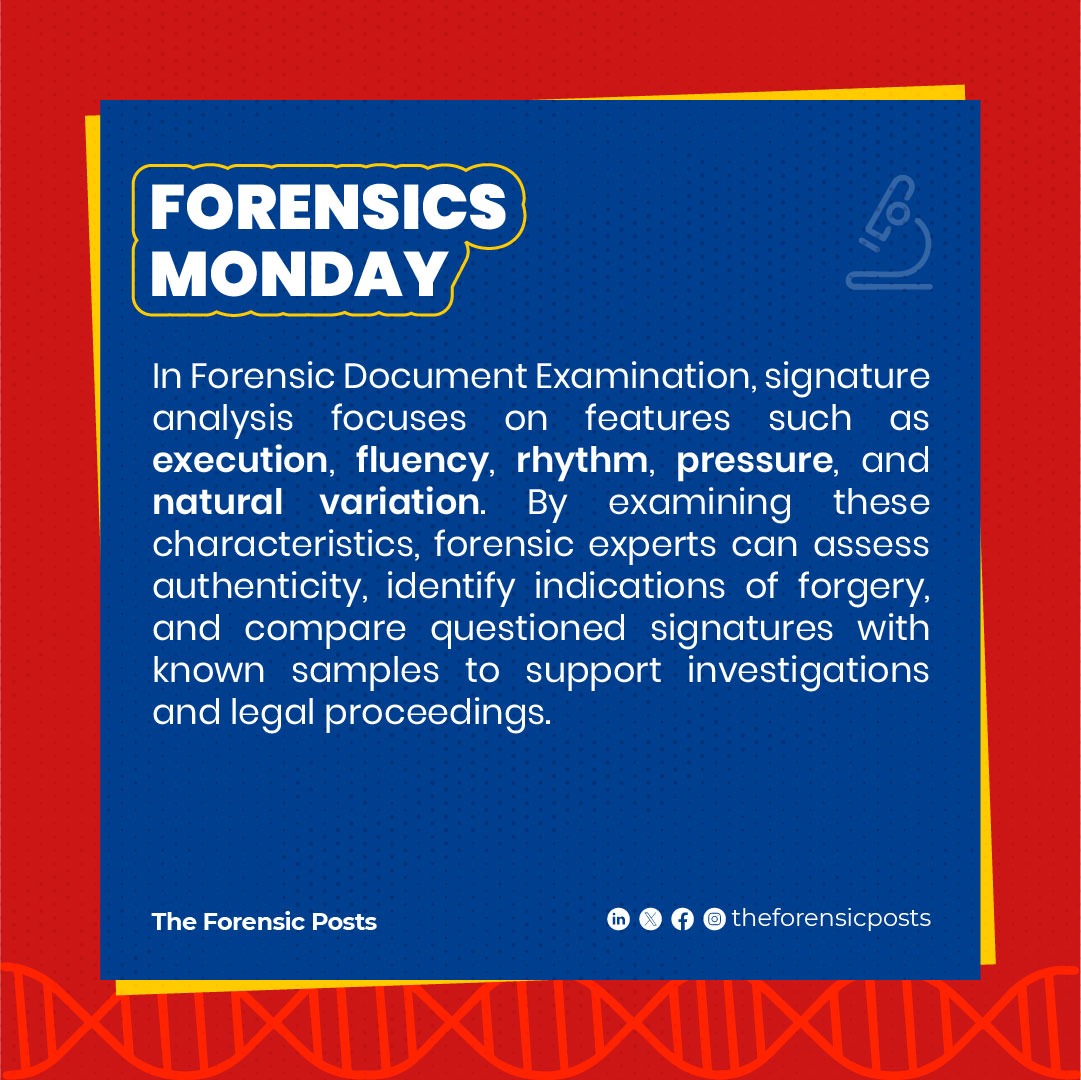 ForensicPosts's tweet photo. #ForensicDocumentExamination #FDE #QDE #SignatureAnalysis #ForgeryAnalysis #ForensicScience #Forensics #ForensicInvestigation #TheForensicPosts #ForensicsMonday #TFP #CSI https://t.co/iQkYYyfrQw