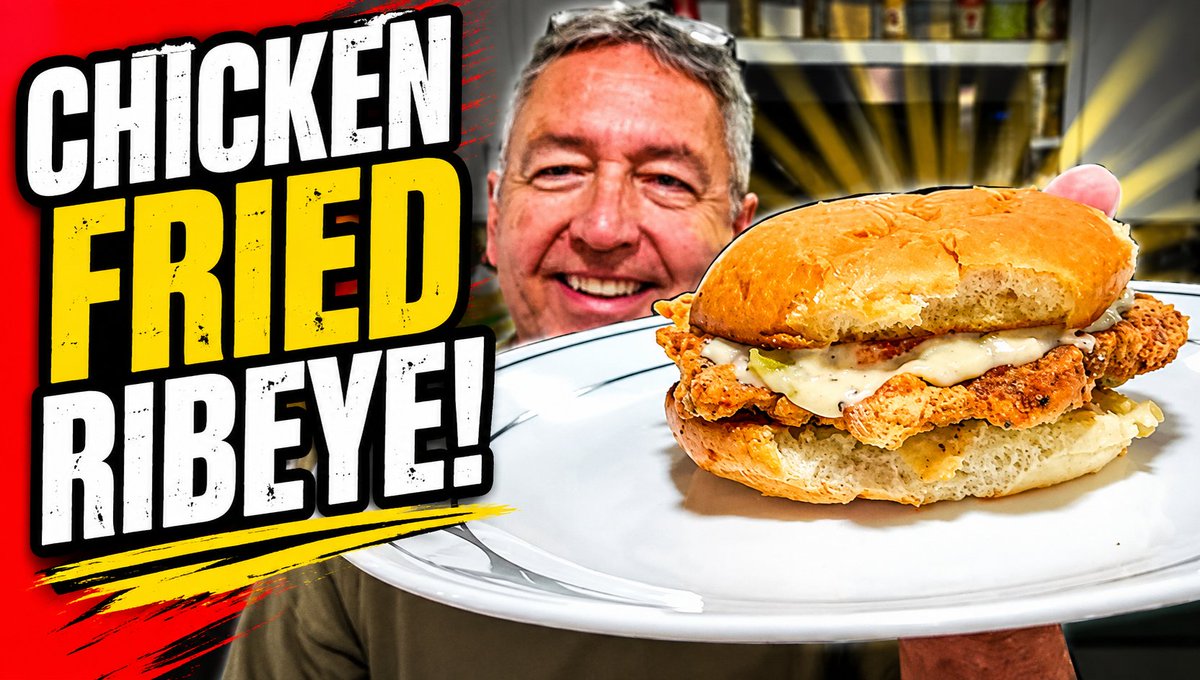 ManKitchenToo's tweet photo. The Best Chicken Fried RIBEYE Steak Sandwiches in a Cast Iron Pan! https://t.co/V7rFQEns7Q via @YouTube #mankitchenrecipes #chicken #steak #sandwich #chickenfriedsteak #countryfriedsteak #steaksandwich #comfortfood https://t.co/KAb6ckdzg8