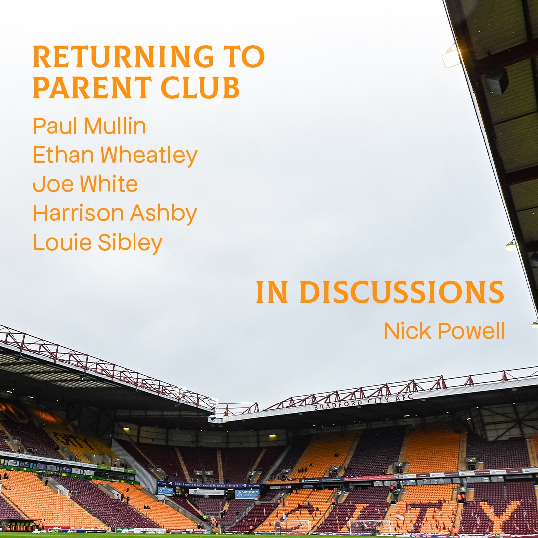 officialbantams's tweet photo. We can confirm our retained list following the conclusion of the 2025/26 season.

#BCAFC