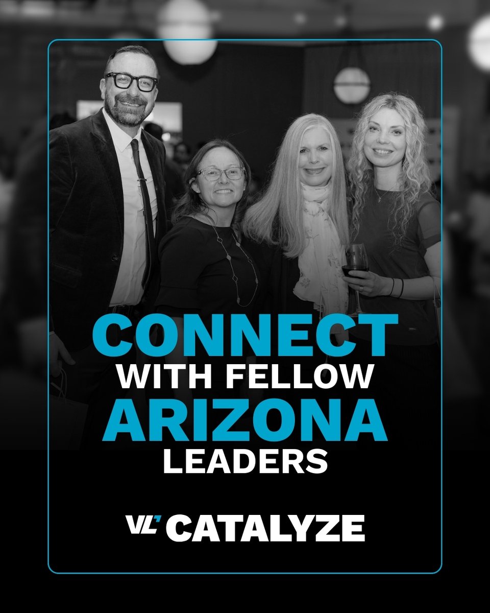 VLeadership's tweet photo. Still thinking about Catalyze?

There’s still time to apply for Class 6.

Join a cohort of leaders who are ready to step up, build meaningful connections, and turn ideas into action across Arizona.

Apply by May 22nd https://t.co/ybpHj5Q6sA https://t.co/fdGllf3HCS