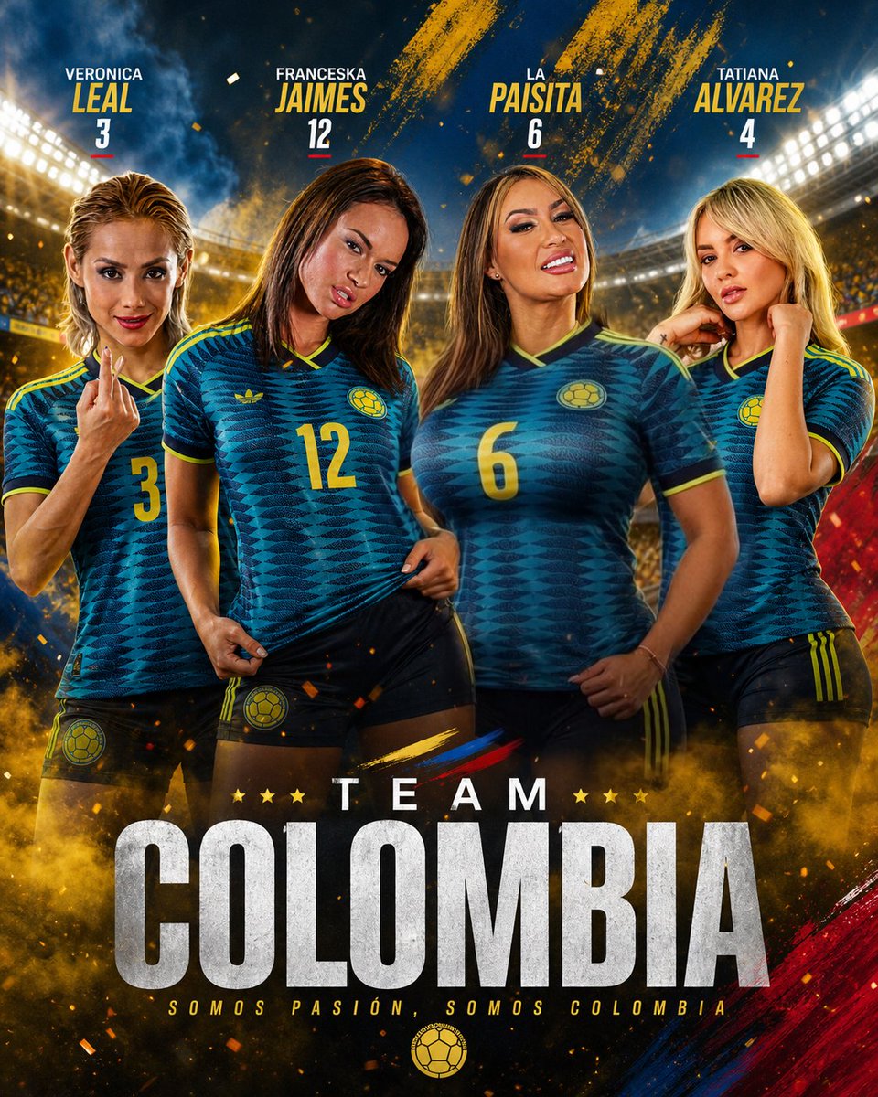 DEDFantasyGraph's tweet photo. 20. Team Colombia 🇨🇴 Set 2 - ft. @VeronicaLealoff @FRANCESKAJ @Lapaisitaofcial @iamtatianaal https://t.co/wRt7bo8lpG