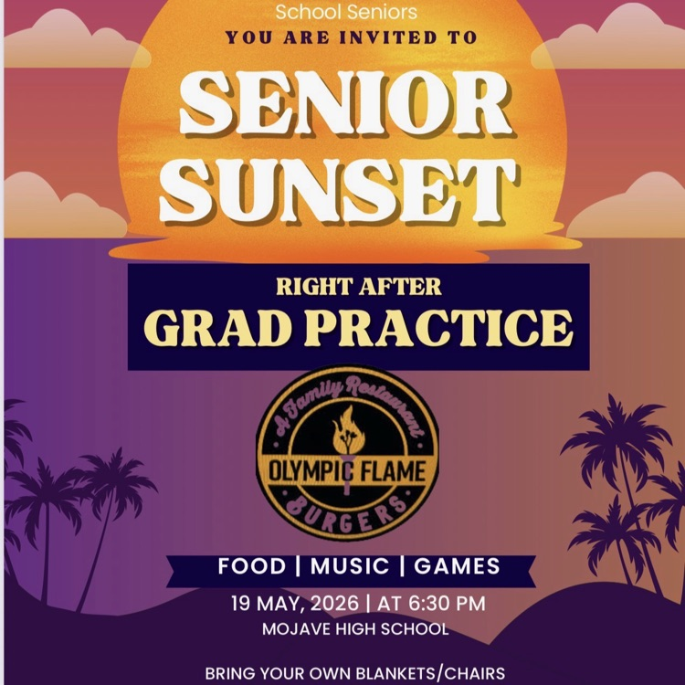 mojaveCoyotes's tweet photo. Senior Sunset tomorrow night!! https://t.co/MDGSd69YTZ
