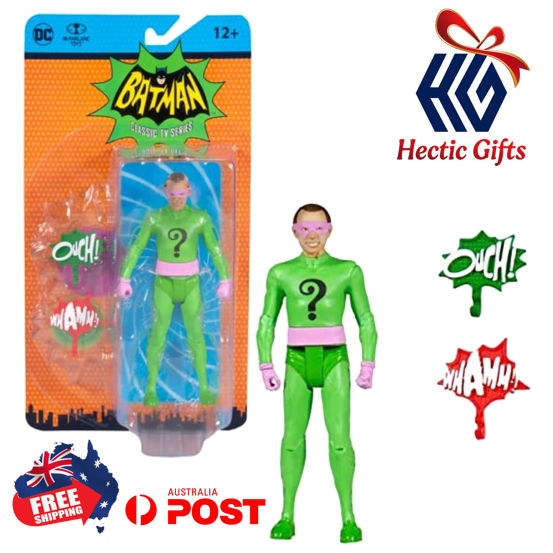 HecticGifts's tweet photo. NEW - Batman Classic TV Series Riddler Action Figure
https://t.co/7oiu5VldO9
#New #HecticGifts #McFarlaneToys #Batman #ClassicTVSeries #TheRiddler #ActionFigure #Ouch #Wham #Collecible #FreeShipping #AustraliaWide #FastShipping https://t.co/etydfJuluX