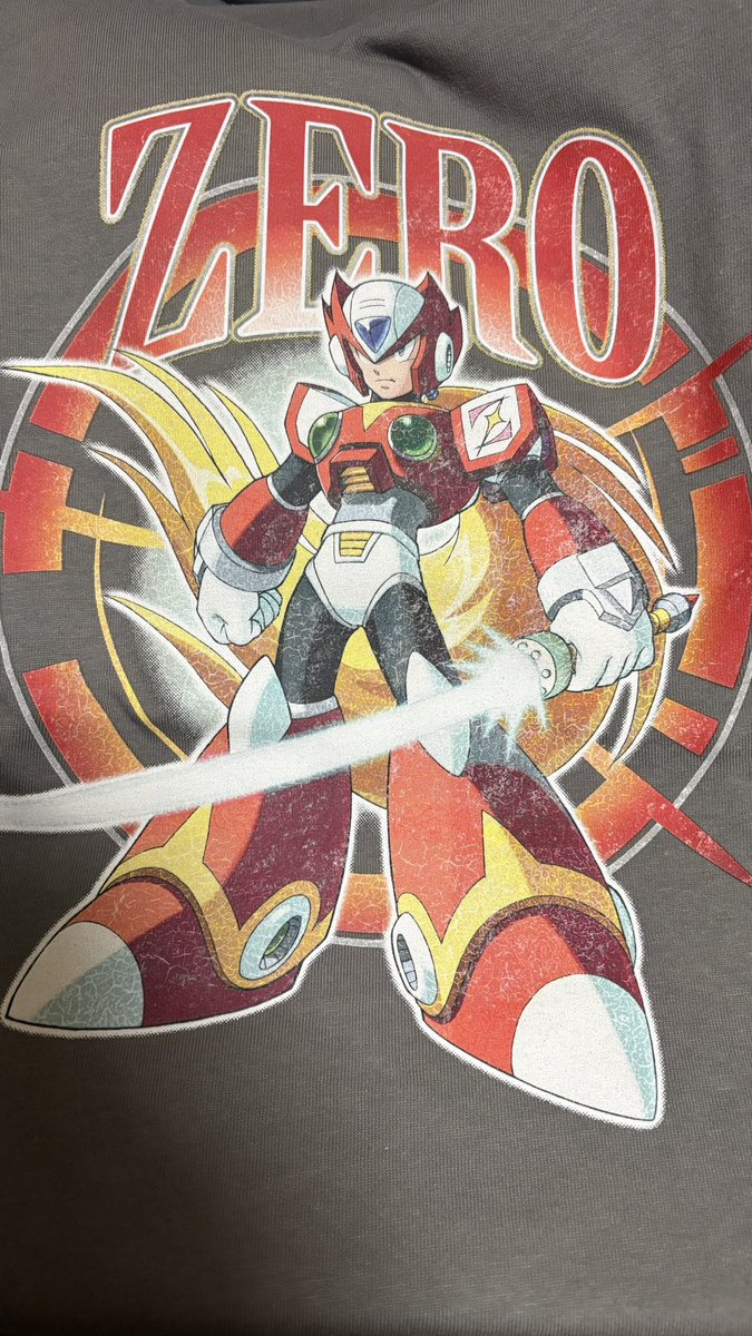 ロックマンXくじのA賞 ゼロandブラックゼロTシャツが届いだぜい