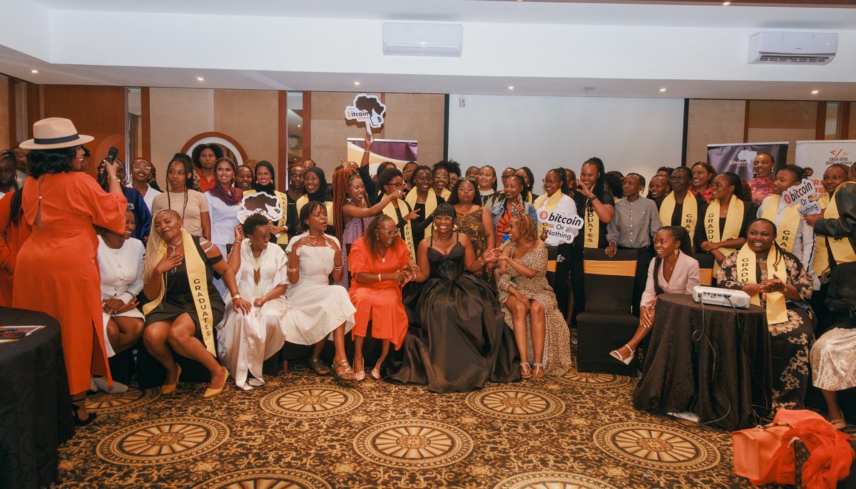 btc_dada's tweet photo. Saturday was more than a graduation.
It was a reflection of what happens when women are given access, community, education, and room to grow. They thrive, and in turn societies thrive!

And somehow, this still feels like only the beginning. ✨
#BitcoinDada #WomenInBitcoin #BitcoinAfrica #WomenInTech #DadaDevs #ProofOfWork #Dadaat4