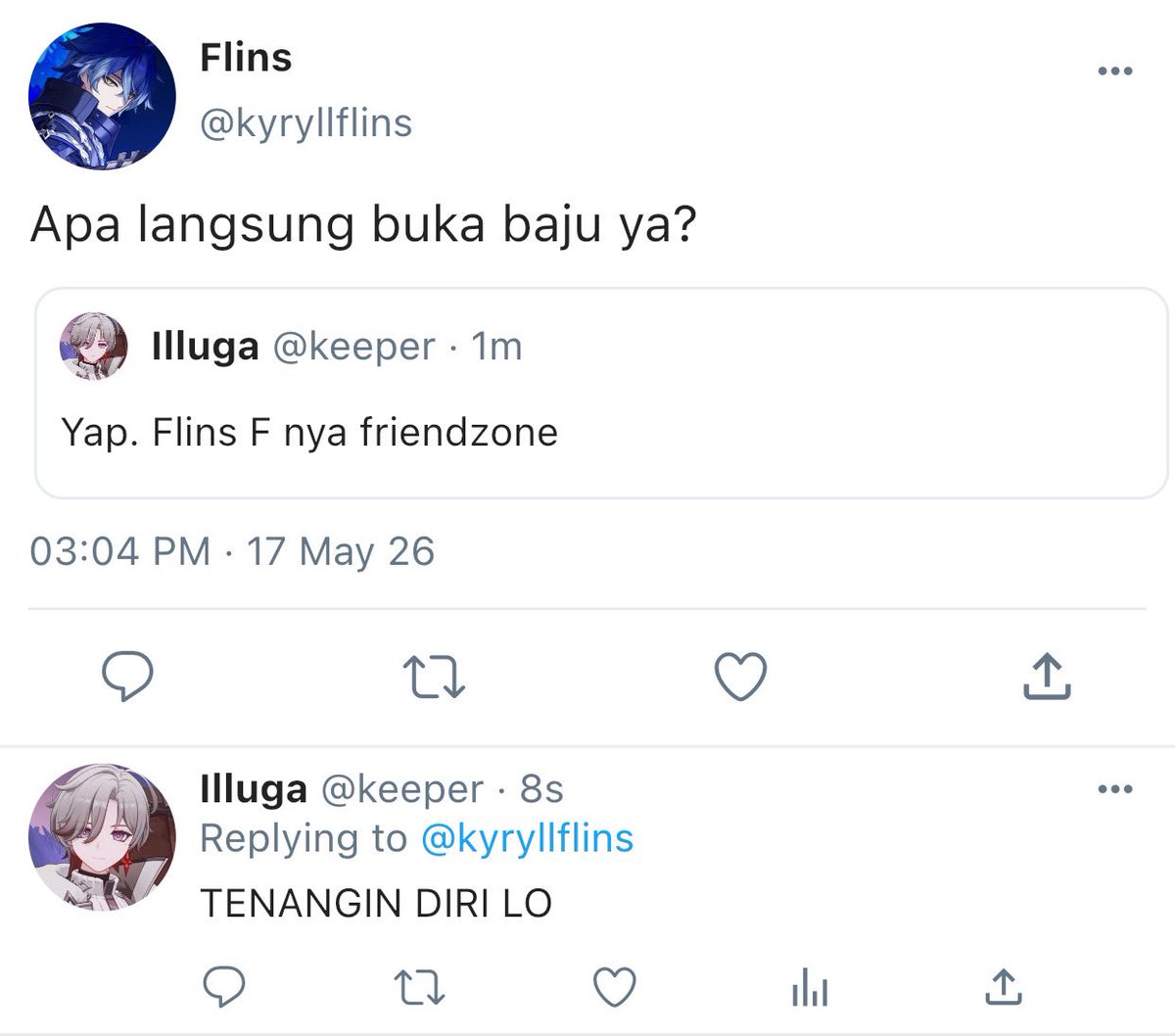 altroc1ty's tweet photo. #varflins one tweet 

punya crush tapi dense banget. sabar yh flins km buka baju sj https://t.co/PlfCmCjaKt