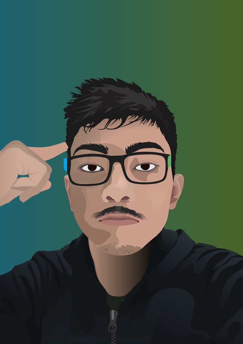 Ridgefeather's tweet photo. @Dznivl @Sleetstream I had to make a self portrait vector for my weekly assignment lmaooo I hate everything https://t.co/zNoEu3UgXd