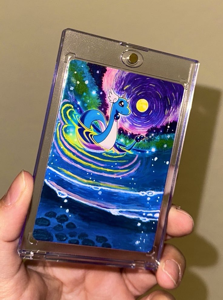 Throwback to one of my favorite Pokemon card alters  Hand painted by me