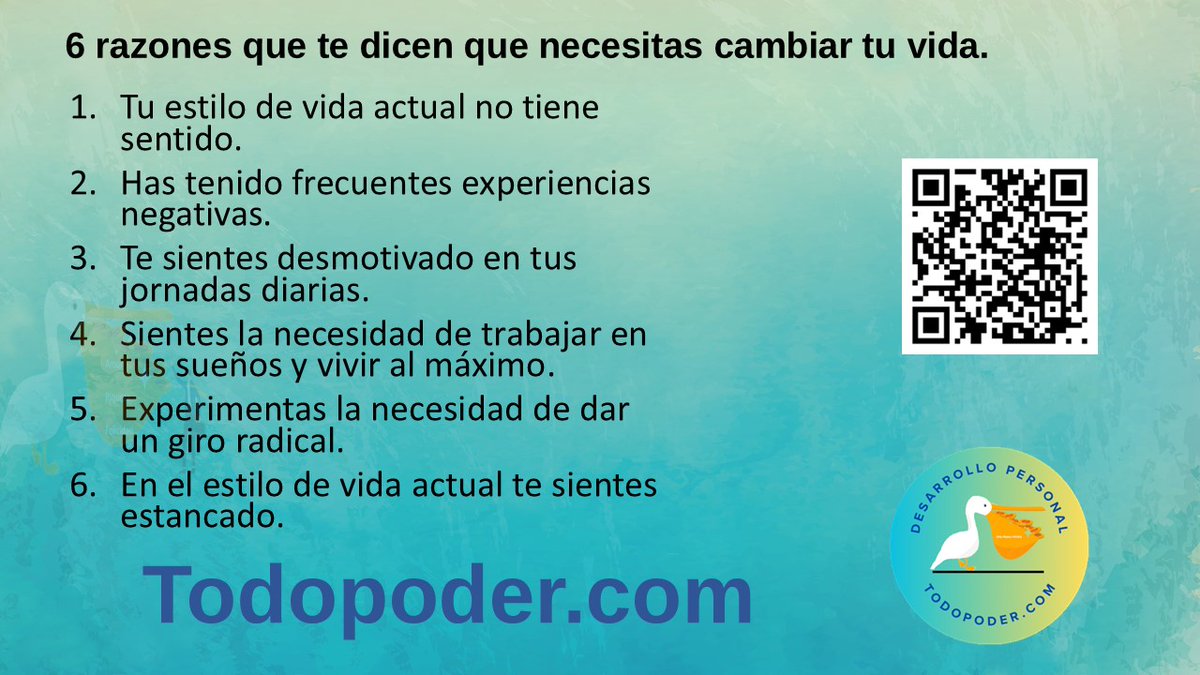 DesPersonal44's tweet photo. Visita: https://t.co/fVuhnsBzEh recuperar tu poder y conquista la felicidad que mereces. #NuevosComienzos #MotivaciónDiaria #VidaPlena https://t.co/m1c30FqBwt