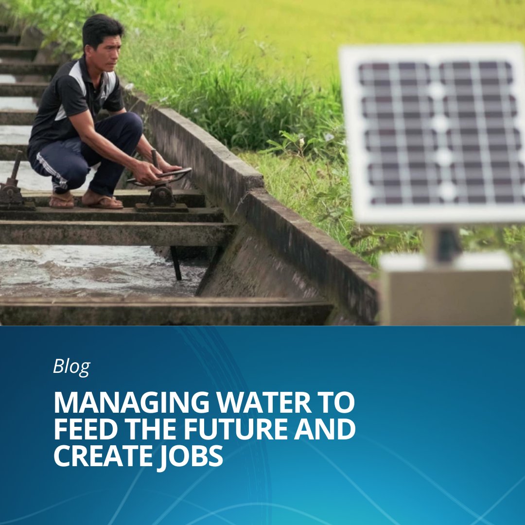 2030WRG's tweet photo. By 2050, the world will need to feed 10 billion people, but can our water systems keep up?
In a new blog, @GuangzheChen, Vice President for Planet at the @WorldBankGroup highlights that meeting this challenge will depend managing water better. 
Full blog: https://t.co/mQnpMi0xs5? https://t.co/ZZhwqNbqik