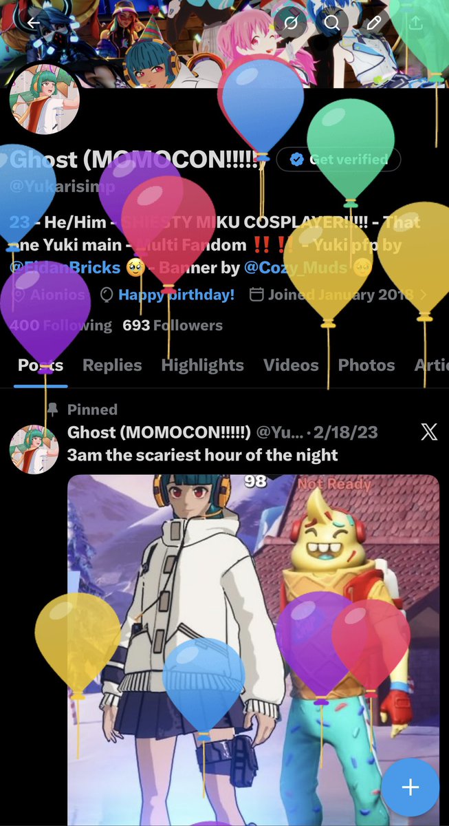 Yukarisimp's tweet photo. WELCOME BACK BALLOONS!!!!!!!!!!! https://t.co/crBo2Ka4Ih
