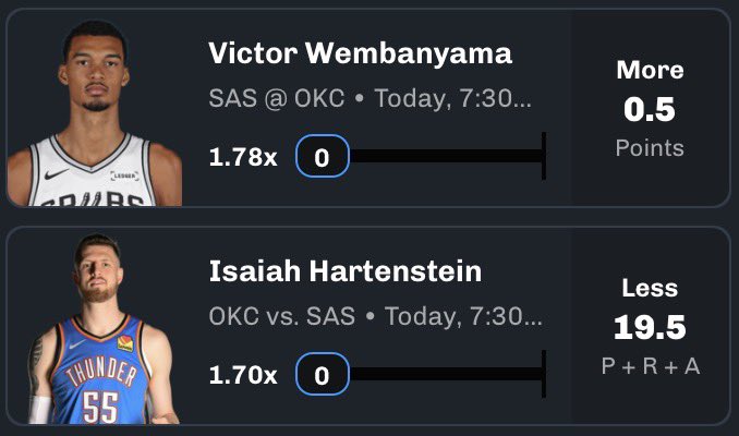 QuentinLocks's tweet photo. NBA SLIP OF THE NIGHT🏀👀

Isaiah Hartenstein U 19.5 PRA
✅Victor Wembanyama O 0.5 Points (FREE PICK FOR EVERYONE)✅

You NEED to sign up for Chalkboard🔥
• Player Props 
• Game Picks (ML/Spread/Total)
• TONS of daily freebies/discounts

100% Match w/ code “QUENTIN”⤵️
https://t.co/EfeJM4Bkjw