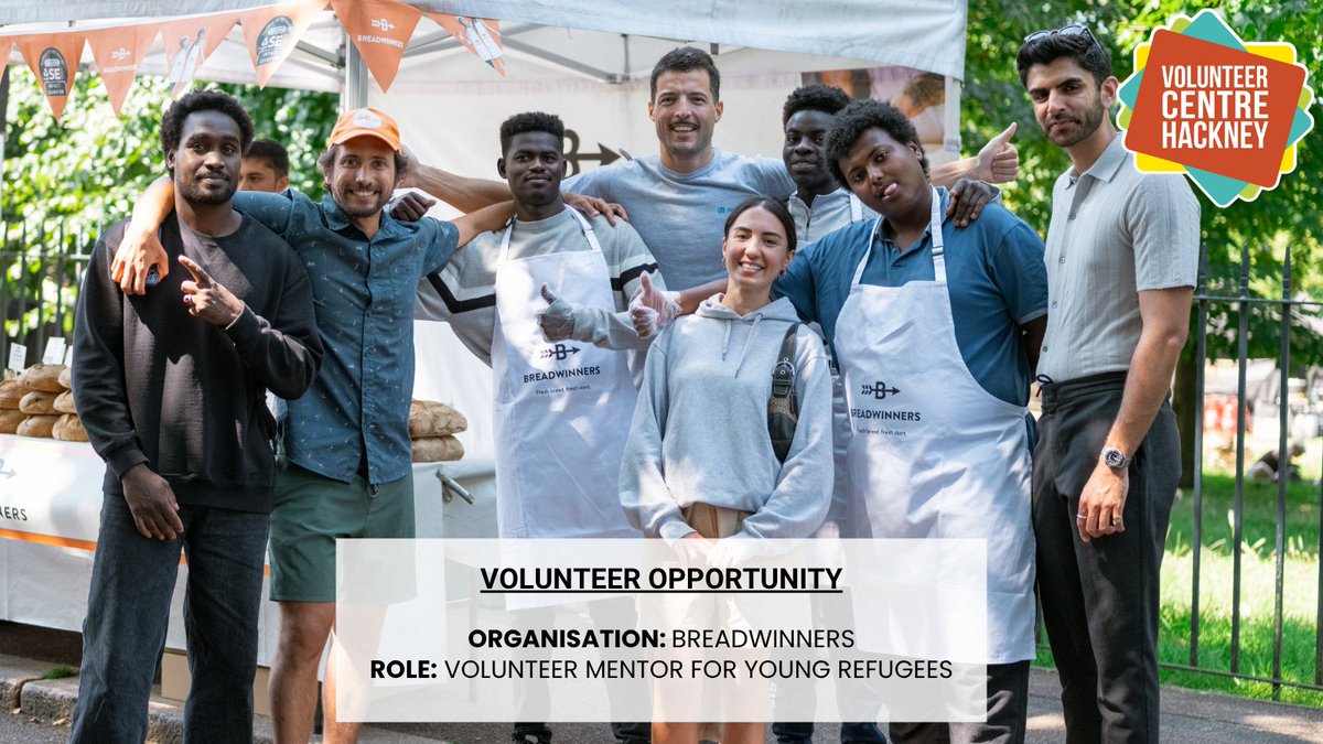 VCHackney's tweet photo. 🤝🏻Passionate about supporting refugees &amp; asylum seekers in the community?

@webreadwinners are looking for mentors to support young people from the migrant community gain work experience at a weekend market stall.

Read more here: https://t.co/ZC4Q2iDVJ7

#volunteering #hackney https://t.co/DLcdqPmQyY