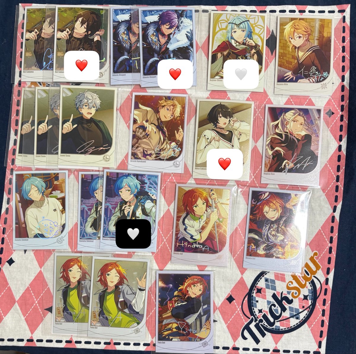 譲渡 交換】あんスタ 中国 招募 チェキ ポラロイド 第二弾 譲）朔間零