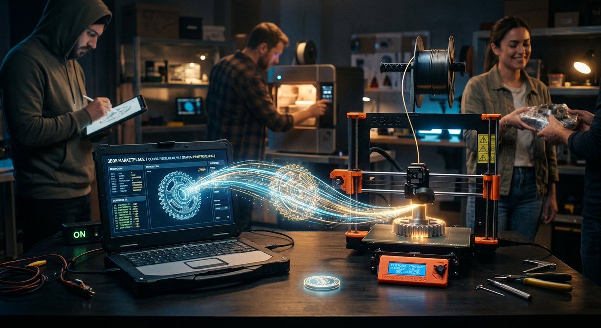 3DOS | Decentralized Manufacturing Network tweet media
