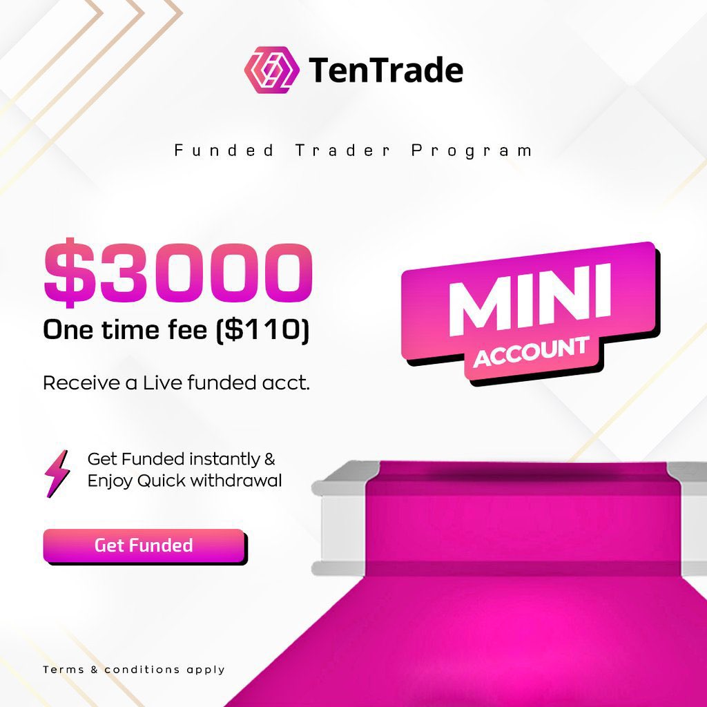 Timamzi's tweet photo. 🚨 IT’S LIVE 🚨

🎁 3 × $3,000 Tentrade Funded Accounts
💰 2 × $100 Trading Capital

I’m giving these out to help 5 traders start trading with real capital.

To enter, do ALL of these 👇

📌 Follow:
@VictorUfots @Tentradeafrica @Timamzi @RonTrd1 @Emrik__ @Fillipo_Saga 

📌 Like + Repost + Tag 3 traders

📌 Register here:
https://t.co/Oc9akBoQSV

Then drop your Client ID in the comments.

⚠️ Active clients of Tentrade or traders who bought an account recently will have a higher chance of being selected.

Winners announced in 4 days.

Stay active ⚡️