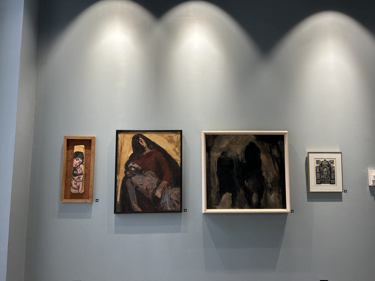 MarianLibraryUD's tweet photo. We have partnered with the @PeaceMuseumDYT to exhibit a selection of our Ukrainian artwork. Visit the museum at 10 N. Ludlow St. in Dayton, from 10 a.m. to 5 p.m. on Fridays and Saturdays (and by appointment Tuesday through Thursday). https://t.co/gFppveGnTx